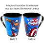 Imagem de Kit 3 em 1 Capitão América Copo Garrafa e Caneca Estampados