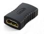Imagem de KIT 3 EMENDA CONECTOR EXTENSOR PRETO HDMI 1.4 e 2.0 FÊMEA