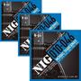 Imagem de KIT 3 Encordoamentos Guitarra 010 Corda Aço Tensão Média NIG N-64 