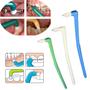 Imagem de Kit 3 Escova dental Unitufo Cônica limpeza entre os dentes