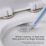 Imagem de Kit 3 Escova Limpa Banheiro Vaso Sanitário Privadas + Gancho