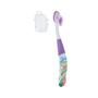 Imagem de Kit 3 escovas dental infantil fada do dente c capa protetora