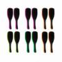 Imagem de Kit 3 escovas para cabelo mágica com cabo longo anti frizz elegante