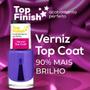 Imagem de Kit 3 Esmalte Cora Top Finish Efeito Verniz Top Coat