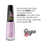 Imagem de Kit 3 Esmalte para Unhas Glitter Cor Rosa Claro Deslumbrante 8ml Guga