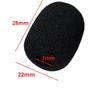 Imagem de Kit 3 Espumas Protetora Filtro Ruído Microfone Headset Intercomunicador Lapela Anti Puff