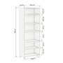Imagem de Kit 3 Estantes para Livros 5 Prateleiras 188cmx181,5cm Office