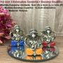 Imagem de Kit 3 Estátuas Ganesha Deus Prosperidade Sabedoria + Bandeja