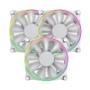 Imagem de Kit 3 Fan Cooler Argb White Gamemax Big Bowl Dbb-w