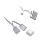 Imagem de Kit 3 Fan Cooler Argb White Gamemax Big Bowl Dbb-w