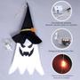 Imagem de Kit 3 Fantasminha Decoração com Led Cores Fantasma Halloween