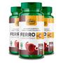 Imagem de Kit 3 Ferro com Vitamina C Unilife 60 cápsulas