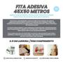 Imagem de Kit 3 Fita Adesiva Transparente 45Mm X 50Mts Profissional