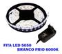 Imagem de Kit 3 Fita Led 5050 Branco Frio 300 Leds 5m + Fonte Grátis