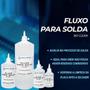 Imagem de Kit 3 Fluxo Para Solda Liquido 250ml No Clean Profissional Implastec Eletrônicos