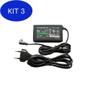 Imagem de Kit 3 Fonte Adaptador Carregador Para Sony Psp 1000 2000 3000 Slim