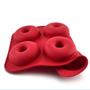 Imagem de Kit 3 Forma de Donuts e Rosquinhas Doces Silicone Antiaderente para Cozinha Multiuso Colorida