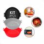 Imagem de Kit 3 Formas Para Air Fryer De Silicone Antiaderente