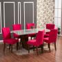 Imagem de Kit 3 Forro para Cadeiras de Jantar Envio 24h Pink