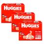 Imagem de Kit 3 Fralda Huggies Supreme Care Tamanho M Mega 40 Unidades Descartáveis