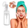 Imagem de Kit 3 Frasco pump para limpeza facial com escova de silicone 150ml
