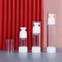 Imagem de Kit 3 Frasco Pump por Pressão em 3 tamanhos para Creme Sérum Produtos Cosméticos