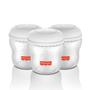 Kit 3 Frascos para Armazenar Leite Moms Essentials - BB1077 - Fisher Price Imagem de Kit 3 Frascos para Armazenar Leite Moms Essentials - BB1077