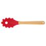 Imagem de Kit 3 Garfos Para Massas de Silicone Cabo de Bamboo Mor Vermelho