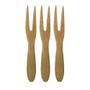 Imagem de Kit 3 Garfos Petisco Bambu 9cm 4067 - Bono