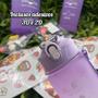 Imagem de Kit 3 Garrafa de Água Squeeze Motivacional Roxo C/ Laranja