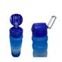 Imagem de KIT 3 Garrafas Água Squeeze Galão com adesivos lembretes beber agua com suporte para celular Design AZUL
