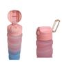 Imagem de KIT 3 Garrafas Água Squeeze Galão com adesivos lembretes beber agua com suporte para celular Design