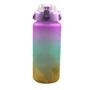 Imagem de Kit 3 Garrafas Motivacionais Tie Dye 300ml+900ml+2L