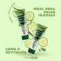 Imagem de Kit 3 Gel Facial Limpeza Pepino e Argila Verde Pele Oleosa Dermachem 60g