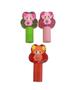 Imagem de Kit 3 gloss infantil glitter brilhoso borboleta bonequinha