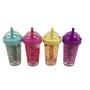 Kit 3 gloss labial com design milk shake com glitter delicado - Filó Modas Imagem de Kit 3 gloss labial com design milk shake com glitter delicado