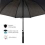 Imagem de Kit 3 Guarda Chuva Portaria Grande Automático Resistente