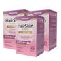 Imagem de Kit 3 HairSkin Supreme D-Pantenol Biotina 60 Cáps Maxinutri