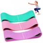 Imagem de Kit 3 Hip Mini Band Elastico Academia Treino Funcional Fit