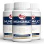 Imagem de Kit 3 Imunomult Multivitamínico Vitafor 120 Cápsulas