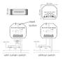 Imagem de Kit 3 Interruptor Cortina Wifi Alexa Google Home + Controle