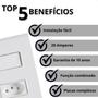 Imagem de Kit 3 Interruptor + Tomada 20A 4x2 Embutir Liz Tramontina