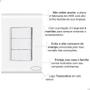 Imagem de Kit 3 Interruptor Triplo 4x2 Branco Embutir Liz Tramontina