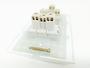 Imagem de Kit 3 Interruptores Modernos Simples Duplo 4x2 10a 250v