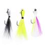 Imagem de Kit 3 Iscas Artificiais Pesca Profundidade Marine Sports Streamer Jig 10g