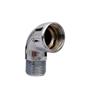 Imagem de Kit 3 Joelho Cotovelo Curva Metal Crômado Rm X Rf 3/4'' X90