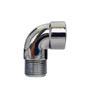 Imagem de Kit 3 Joelho Cotovelo Curva Metal Crômado Rm X Rf 3/4'' X90