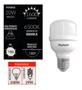 Imagem de Kit 3 Lampada Bulbo 20w Branco Frio 6500k Alta Potencia E27