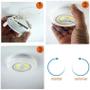 Imagem de Kit 3 Lâmpada Iluminaria Led Com Controle Sem Fio Remoto