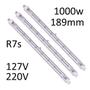 kit 3 Lâmpadas Halógena Palito 1000w 189mm R7s 127V/220V Empalux Imagem de kit 3 Lâmpadas Halógena Palito 1000w 189mm R7s 127V/220V Empalux